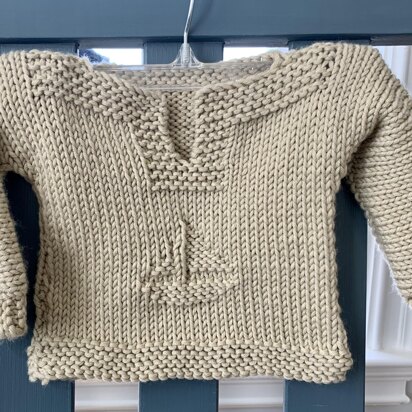 Set Sail Baby Sweater