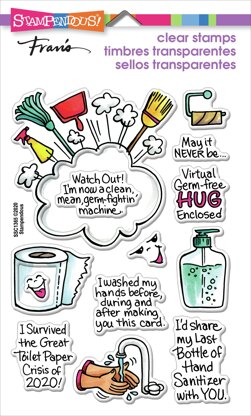 Stampendous Perfectly Clear Stamps - Survived 2020