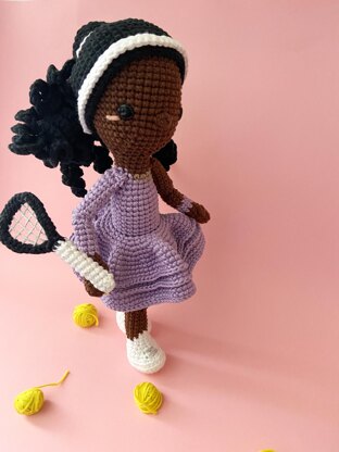 CHRIS AND SERENA THE TENNIS PLAYERS - CROCHET AMIGURUMI PATTERN