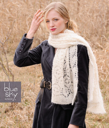 Wrap in Blue Sky Fibers Brushed Suri - BSW - Downloadable PDF