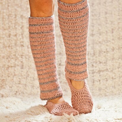 Basic Slippers with Leg War...