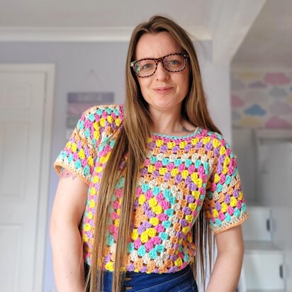 Classic Granny Square Sweater and Tee