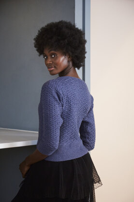 Minna Jumper - Knitting Pattern for Women in MillaMia Naturally Soft Merino - Downloadable PDF