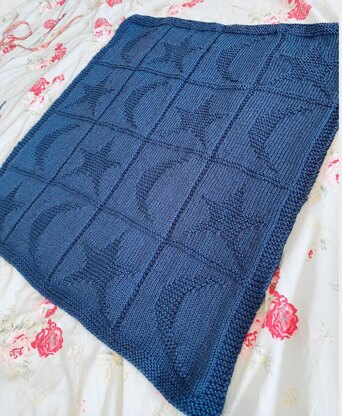 Moon and Star Blanket