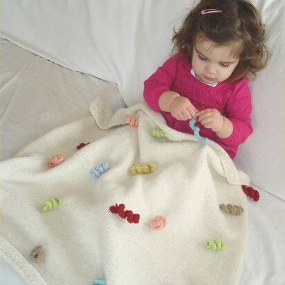 Squiggle Baby Blanket - knitting pattern