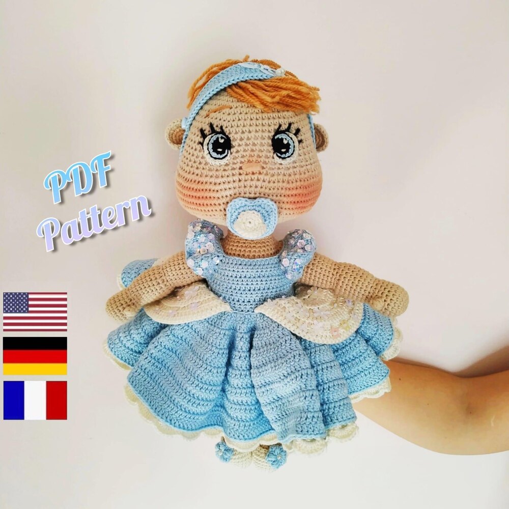 WEDNESDAY. Amigurumi Doll Pattern. Crochet doll. PDF in English.