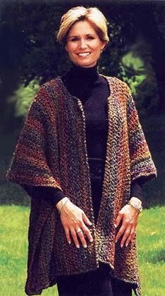 Crochet Urban Wrap in Lion Brand Homespun - 997