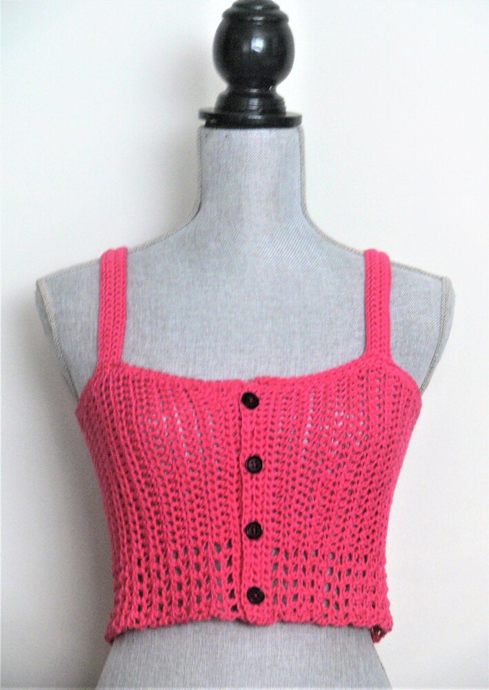 Crochet Pattern Easy Crochet Crop Top Pattern PDF Download 