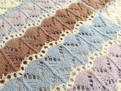 Pretty Beach Baby Blanket