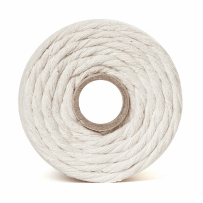 Trimits Cotton Macrame Cord: 4mm x 87m - Natural