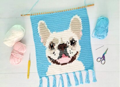 French Bulldog Tapestry Wall Hanging