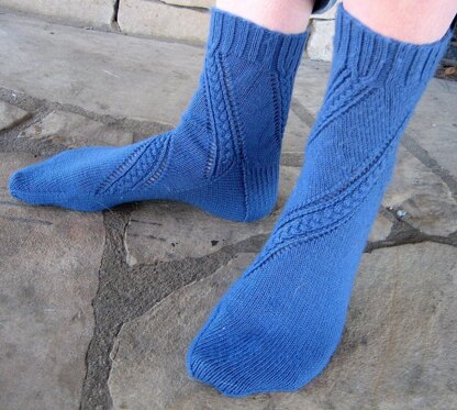 Braided Swirl Socks