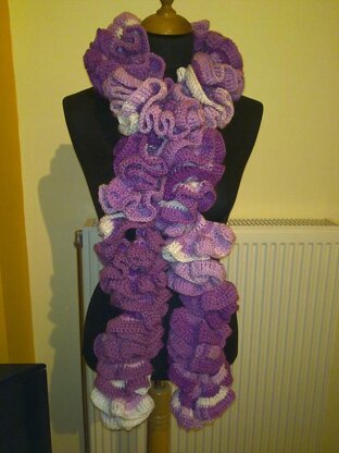 Frou frou scarf.