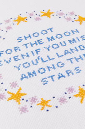Shoot For The Moon in DMC - PAT0858 -  Downloadable PDF