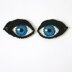 Crochet EYES and BOOKMARK