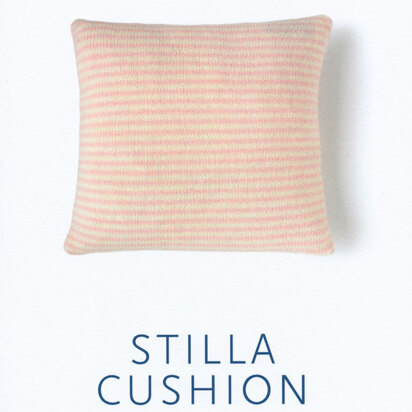 "Stilla Cushion Cover" - Cushion Knitting Pattern For Home in MillaMia Naturally Soft Merino
