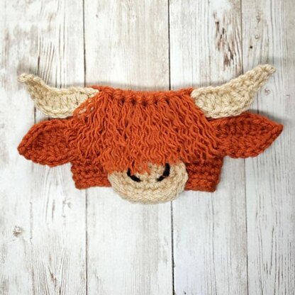 Highland Cow Coffee Cup Cozy