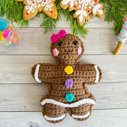 Mini Gingerbread Girl Kawaii Cuddler®