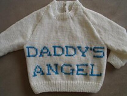 "Daddy's Angel" jumper