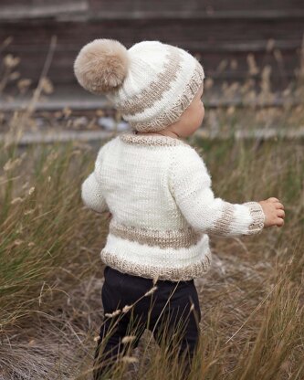 Little Timothy's Hat and Cardigan Set