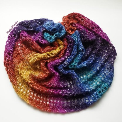 Rainbow Shawlette