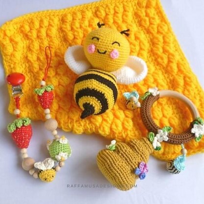 Beehive Baby Rattle