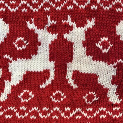 Christmas Fair Isle Cross Stitch Kit 