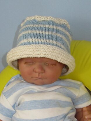 Baby and Child Simple Stripe Bucket Hat