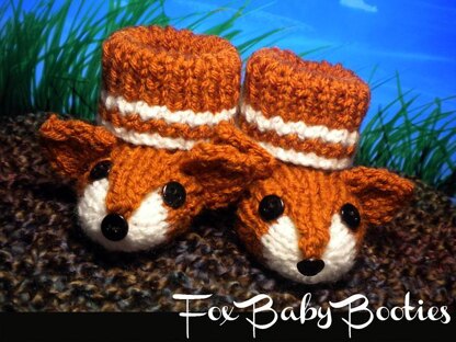 Fox Baby Booties