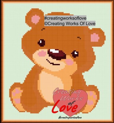 Teddy Bear Stitch Graph