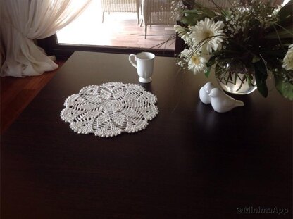 Crochet Placemat & Coaster Set N 106