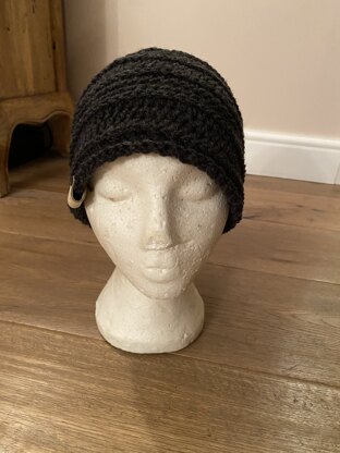 Striped men’s beanie