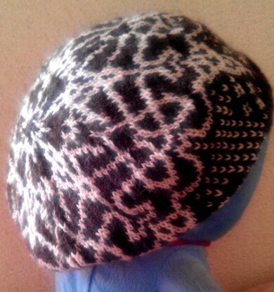 Snowflake Knot beret