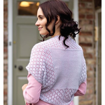 Penelope Lace Simple Shrug in West Yorkshire Spinners Exquisite Lace - Downloadable PDF