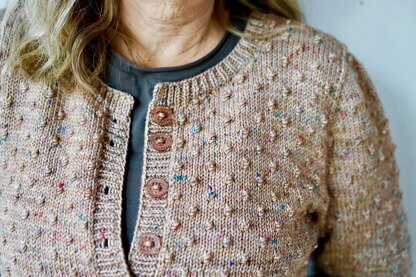 Dot knots cardi