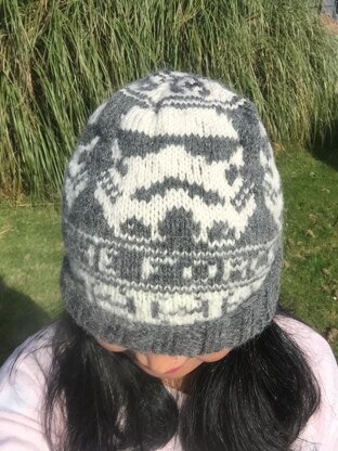 Star Wars Stormtrooper Beanie Knitting Pattern
