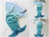 Knitting Pattern - Baby Blanket LITTLE MERMAID - No.164E