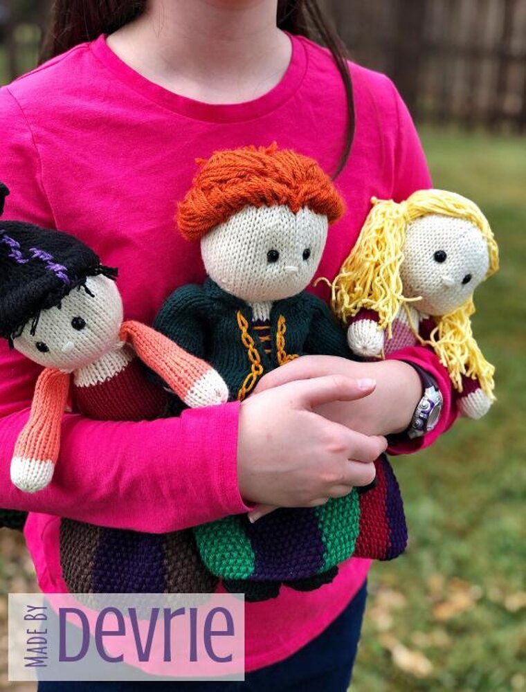 Sanderson Sisters from Hocus Pocus Knitting pattern by Made By