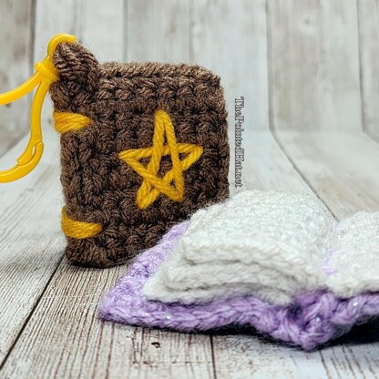 Mini Spellbook Keychain