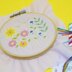 The Make Arcade Meadow Embroidery Kit