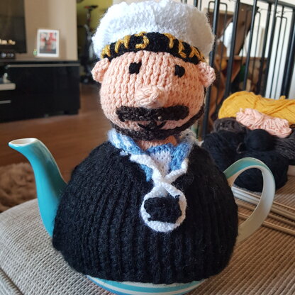 Sailor Tea Cosy - HMS Teabag