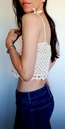 Coastal Cropped Tank Top