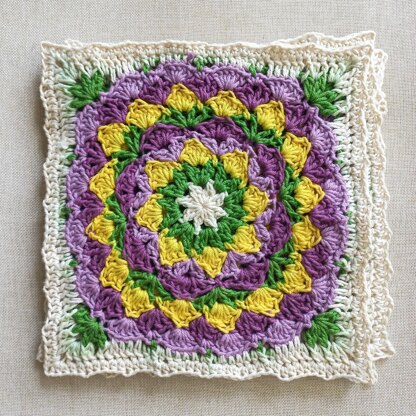 Blooming Daisy 9inch Square