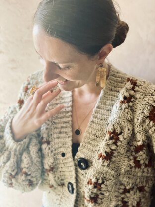 Puff Granny Cardigan