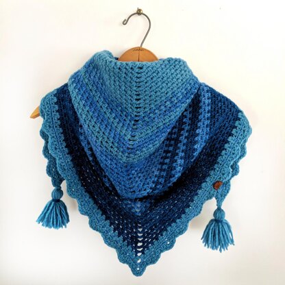 Tidal Fades Shawl