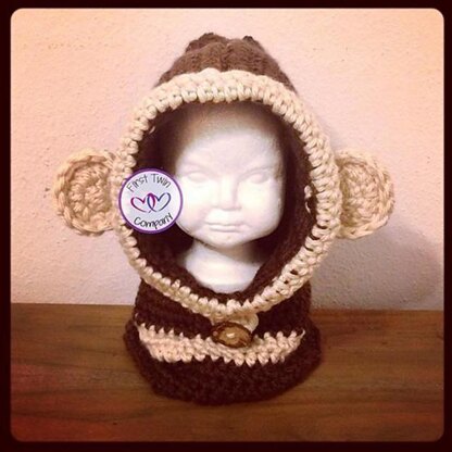 Monkey Hooded Cowl