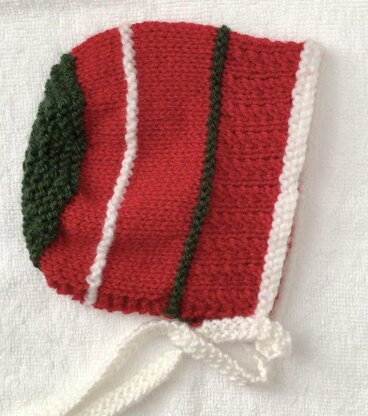 Christmas Twist Baby Bonnet