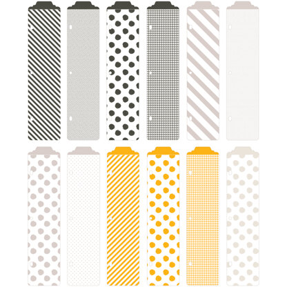 American Crafts Project Life Designer Dividers 12/Pkg - Midnight Edition