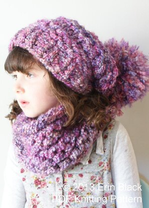 Chunky Slouchy Sophie Hat & Cowl