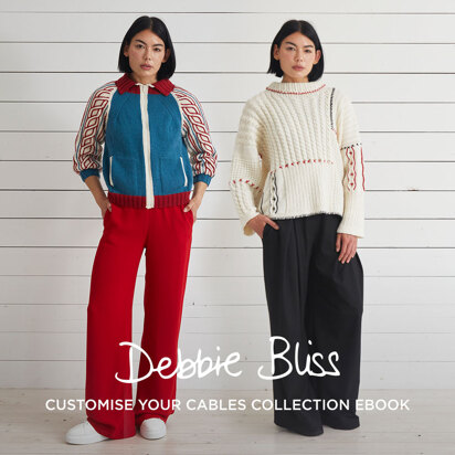 Customise Your Cables Collection Ebook -  Knitting & Crochet Pattern for Women by Debbie Bliss